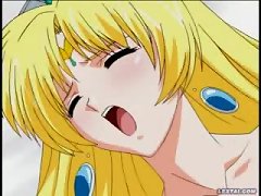 A Blonde Animated Woman Is Given Oral Sex By Her Maid